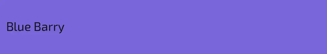 Blue Barry
